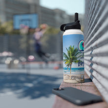 Load image into Gallery viewer, 32 oz Beach Boss Influencers Stainless Steel Water Bottle, Standard Lid