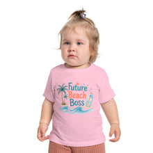 Load image into Gallery viewer, "Future Beach Boss" Baby Short Sleeve T-Shirt