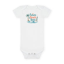 Load image into Gallery viewer, Future Beach Boss Onesie® Organic Baby Bodysuit