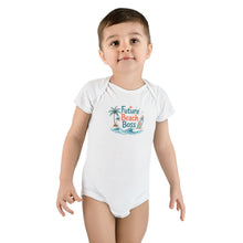 Load image into Gallery viewer, Future Beach Boss Onesie® Organic Baby Bodysuit
