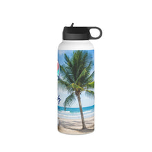 Load image into Gallery viewer, 32 oz Beach Boss Influencers Stainless Steel Water Bottle, Standard Lid