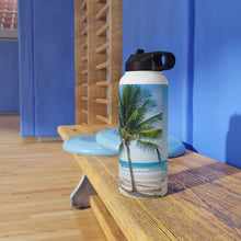 Load image into Gallery viewer, 32 oz Beach Boss Influencers Stainless Steel Water Bottle, Standard Lid
