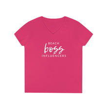 Load image into Gallery viewer, Beach Boss Ladies' V-Neck T-Shirt