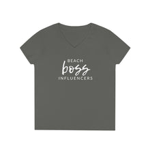 Load image into Gallery viewer, Beach Boss Ladies' V-Neck T-Shirt