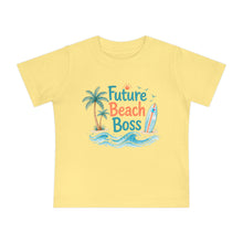 Load image into Gallery viewer, "Future Beach Boss" Baby Short Sleeve T-Shirt
